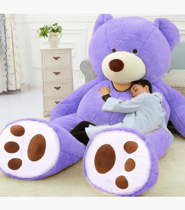 Giant Teddy Bear Plush Toy Huge Soft Toys Leather Shell