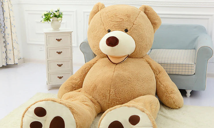 Giant Teddy Bear Plush Toy Huge Soft Toys Leather Shell