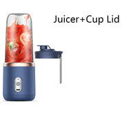 Enjoy Fresh and Healthy Juices Anytime, Anywhere with Our Small Electric Juicer - Portable Juicer Cup with 6 Blades, Automatic Smoothie Blender, and Ice Crush Cap