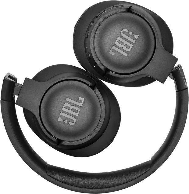 Tune 760NC Wired and Wireless Over-Ear Headphones with Built-In Microphone, Active Noise Cancelling and Hands-Free Controls, in Black