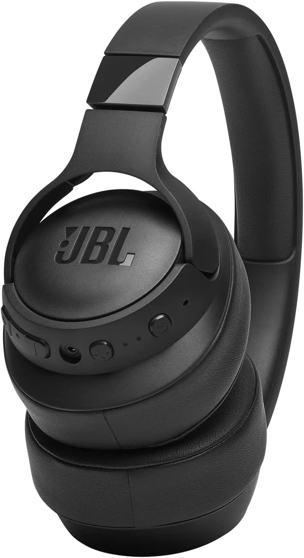 Tune 760NC Wired and Wireless Over-Ear Headphones with Built-In Microphone, Active Noise Cancelling and Hands-Free Controls, in Black