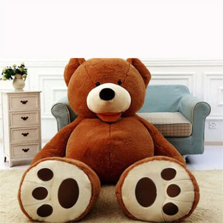 Giant Teddy Bear Plush Toy Huge Soft Toys Leather Shell